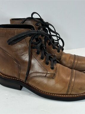 Thursday Boot Co Heritage Captain Brandy Brown Leather Men’s Sz 6 EUC Designer